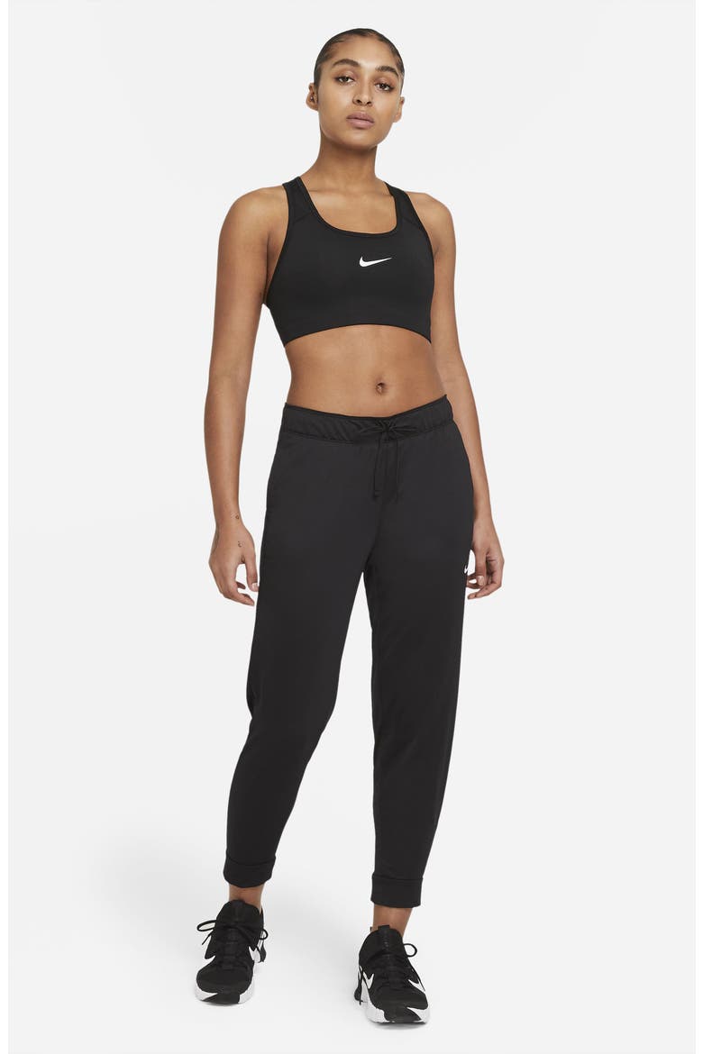 Dri-FIT Attack 7/8 Pants, Alternate, color, BLACK/ BLACK/ WHITE