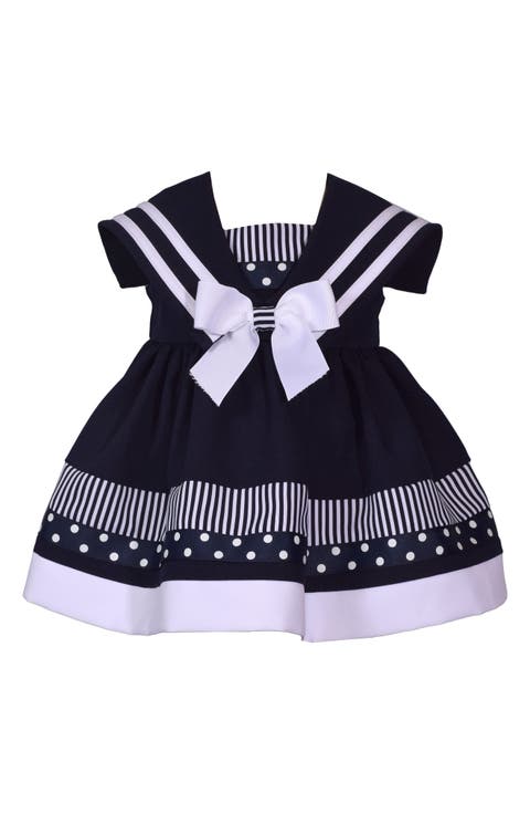 Sailor Collar Nautical Party Dress (Baby)