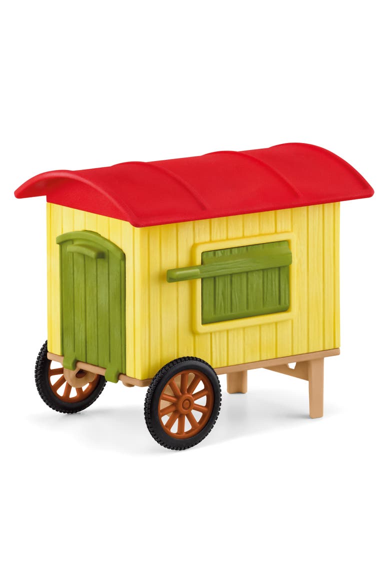 Farm World, Mobile Chicken Coop 12 Piece Playset, Alternate, color, Multicolored