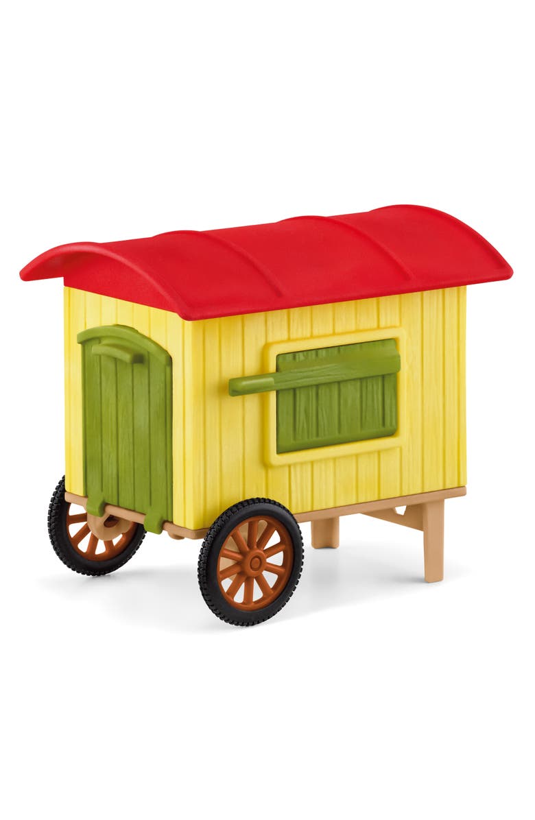 Schleich Farm World, Mobile Chicken Coop 12 Piece Playset, Alternate, color, Multicolored
