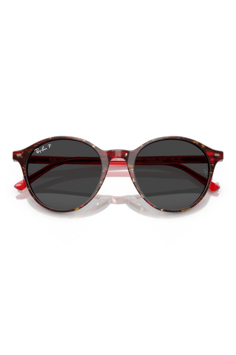 Bernard 53mm Polarized Phantos Sunglasses, Alternate, color, TRANSPARENT SHADE FANTAS