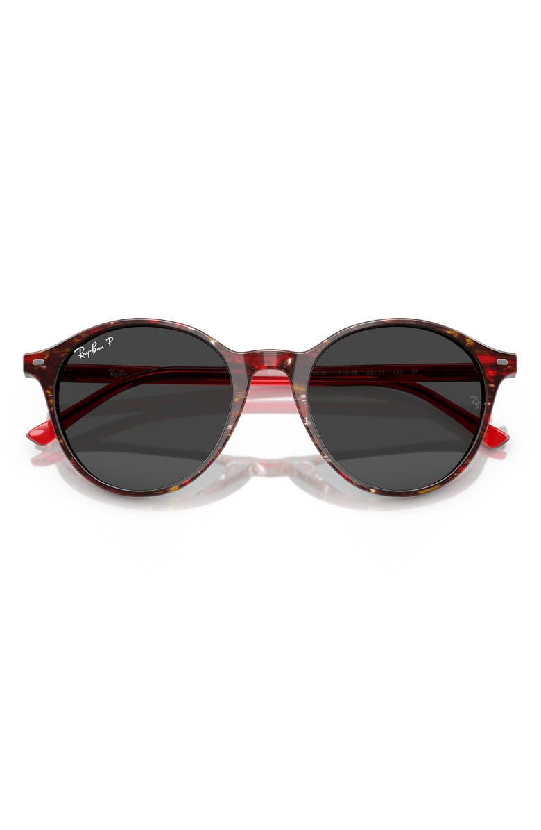 Ray-Ban Bernard 53mm Polarized Phantos Sunglasses, Alternate, color, Transparent Shade Fantas