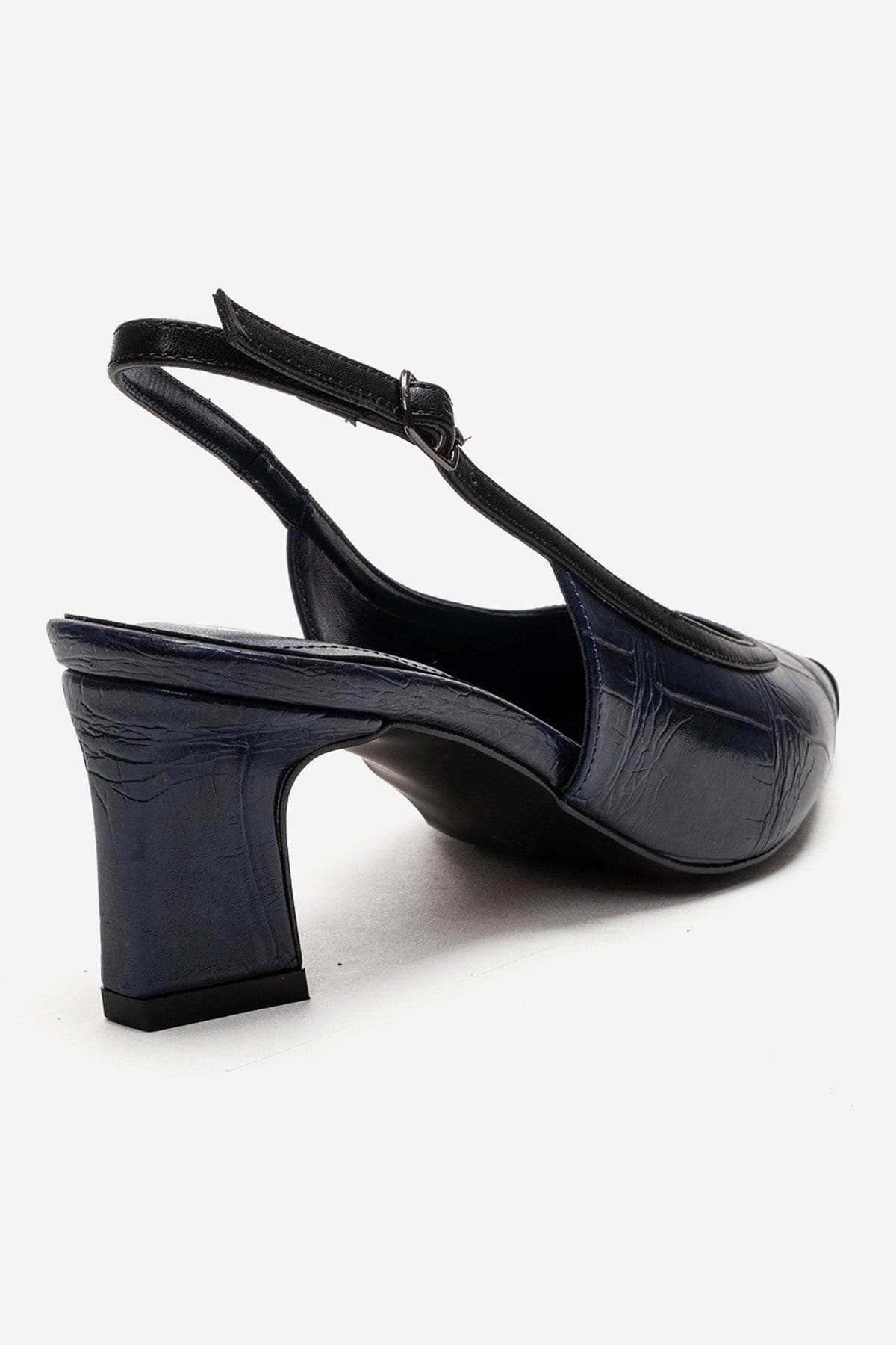 Hilda Block Heel Pump, Alternate, color, Navy Print