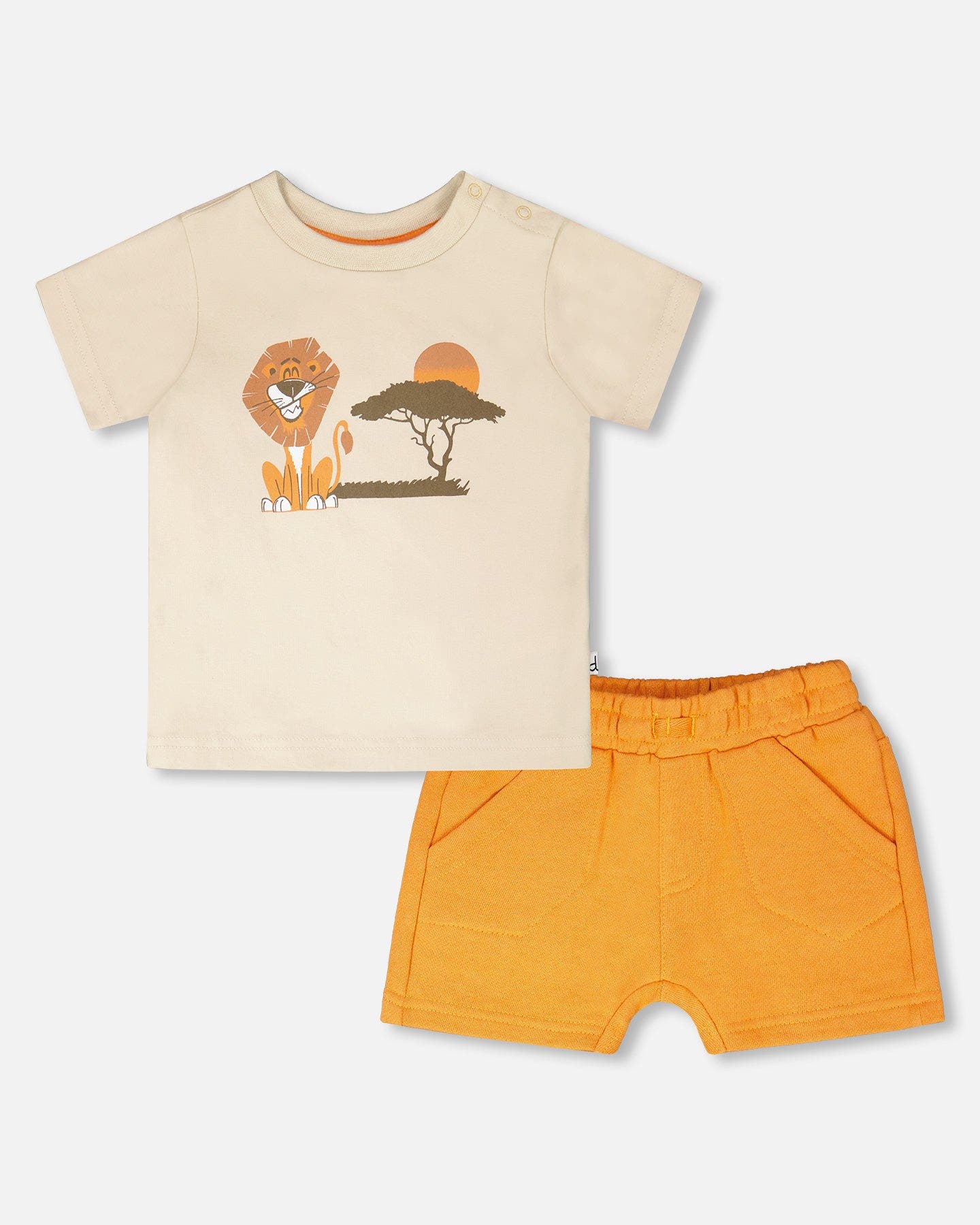 selected Beige and Orange