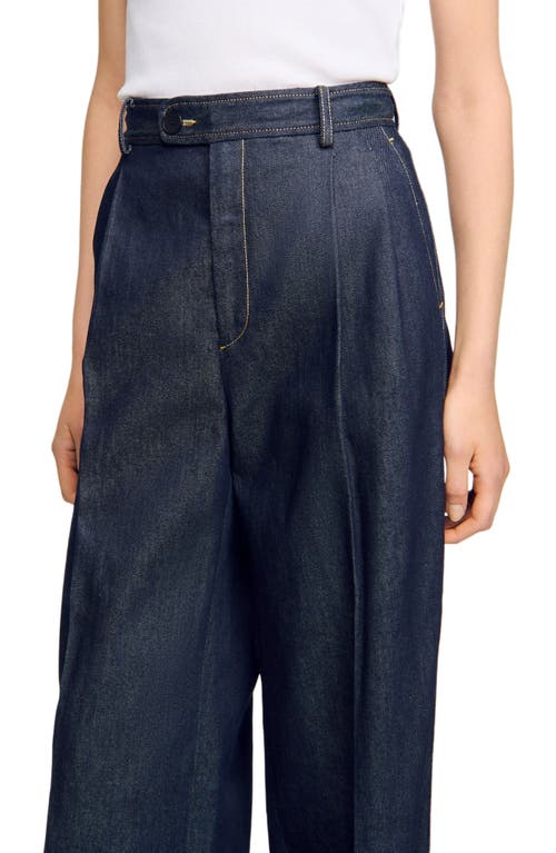 Sandro Denim Suit Trousers