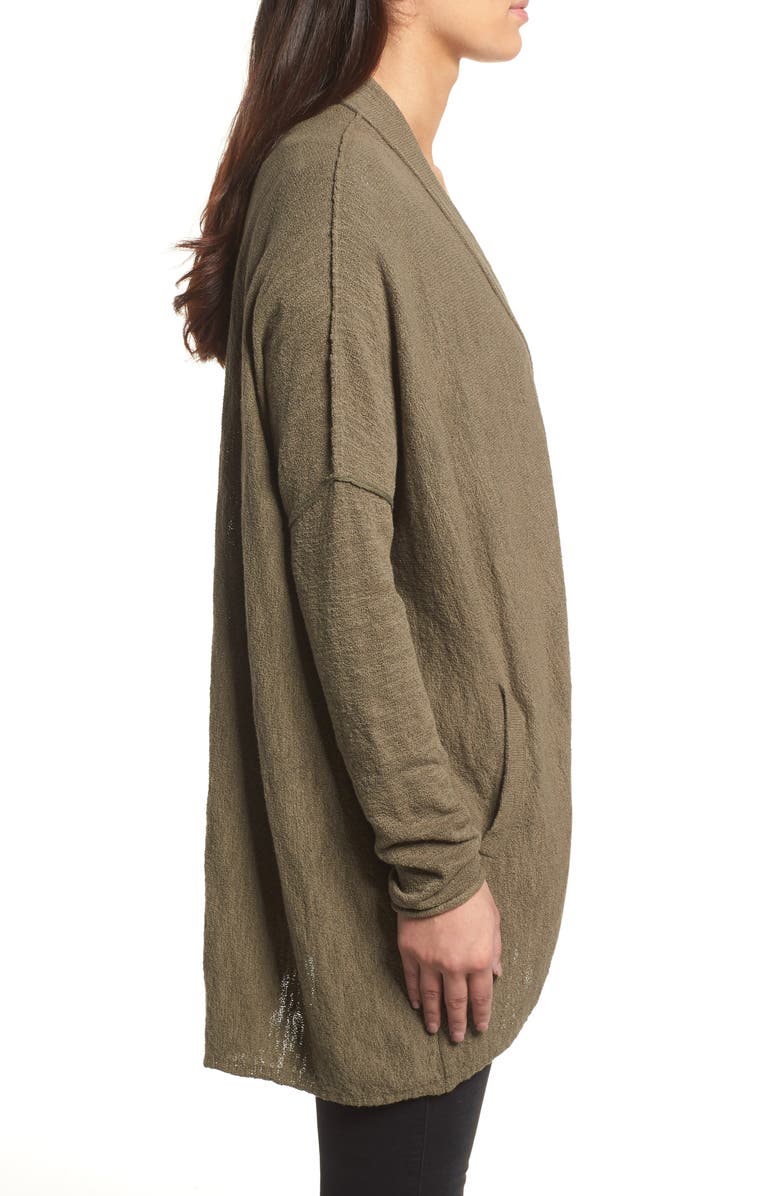 Caslon<sup>®</sup> Drop Shoulder Cardigan, Alternate, color, 