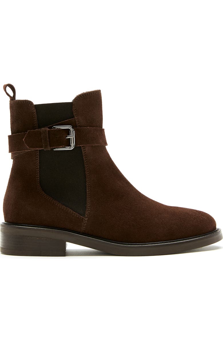 La Canadienne Auren City Dry<sup
™</sup
Waterproof Bootie, Alternate, color, Brown Suede