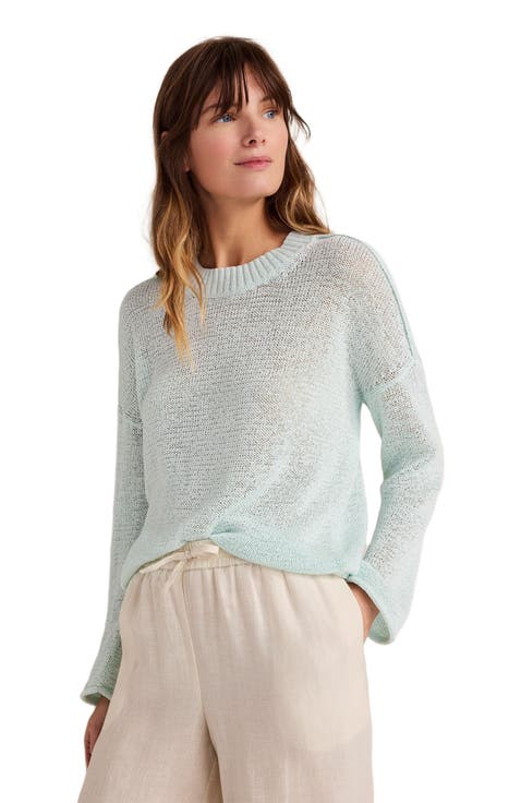 Linen Tape Yarn Crewneck