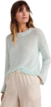 Haven Well Within Linen Tape Yarn Crewneck