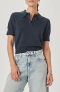 Splendid Christa Crop Polo Sweater