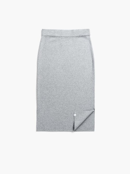 Ministry Of Supply Atlas Skirt In Nickel Grey Heather