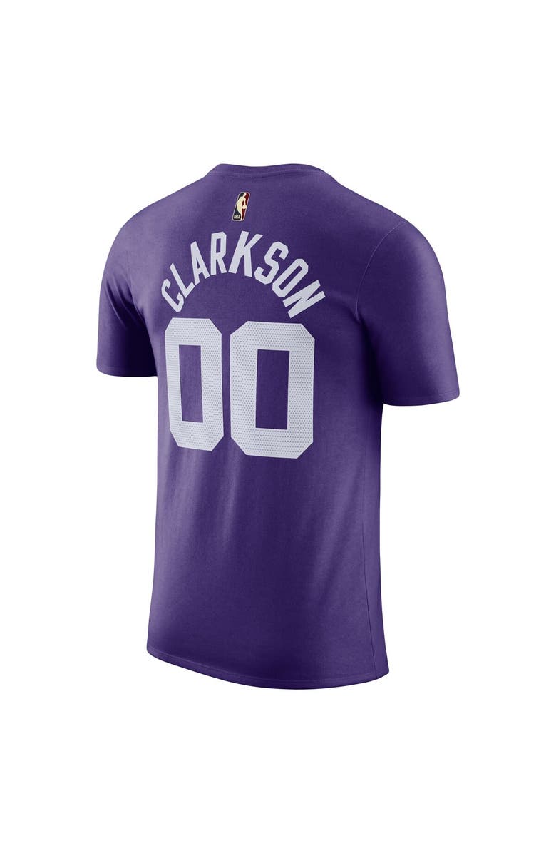 Nike Men's Nike Jordan Clarkson Purple Utah Jazz, Alternate, color, 
