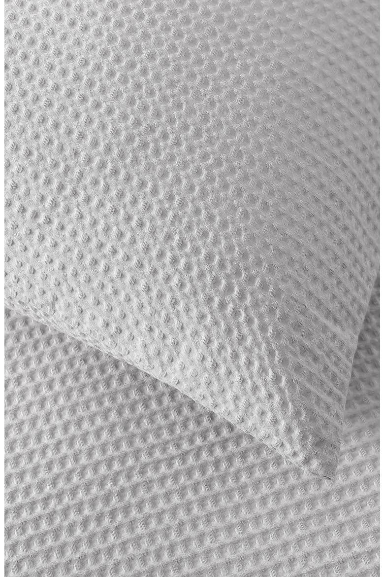 Waffle Piqué Comforter & Shams Set, Alternate, color, MOONLIGHT GREY