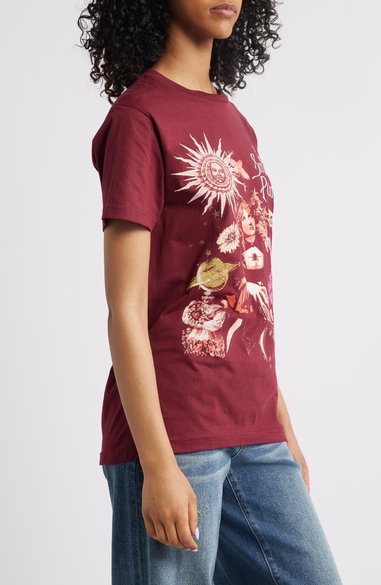 Merch Traffic The Smashing Pumpkins Graphic T-Shirt, Alternate, color, Maroon