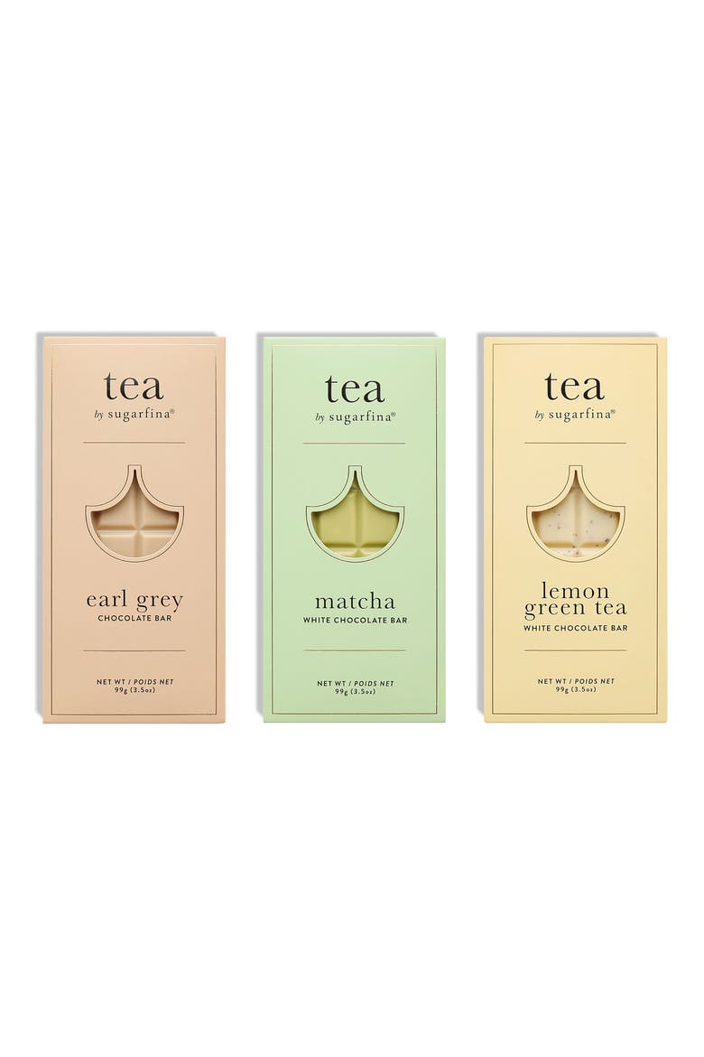 Sereni Tea Set of 3 Chocolate Bars, Main, color, BLUE
