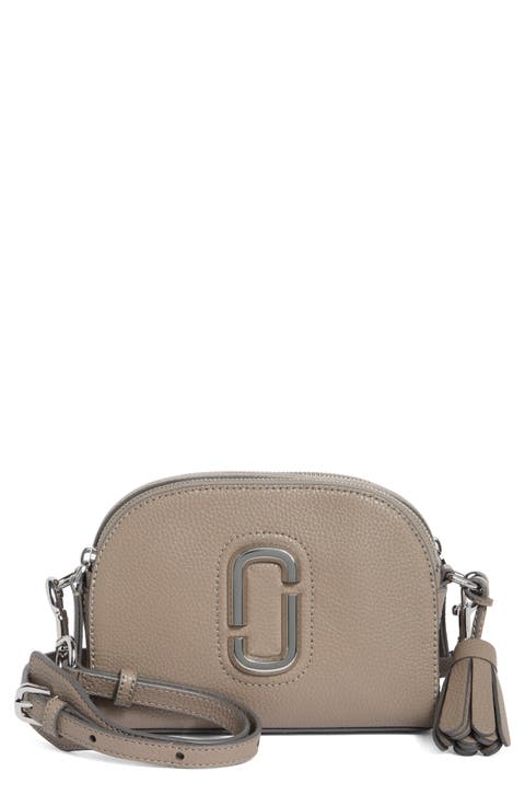 The Shutter Dome Leather Crossbody Bag