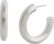 AllSaints Large Metal Hoop Earrings