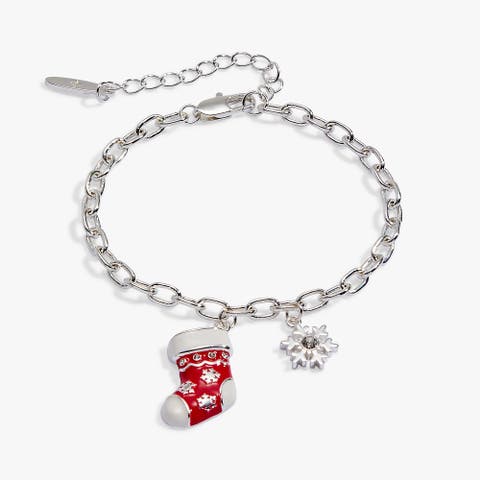 Holiday Stocking Chain Bracelet