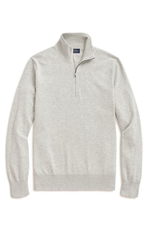Supima® Cotton Half Zip Pullover