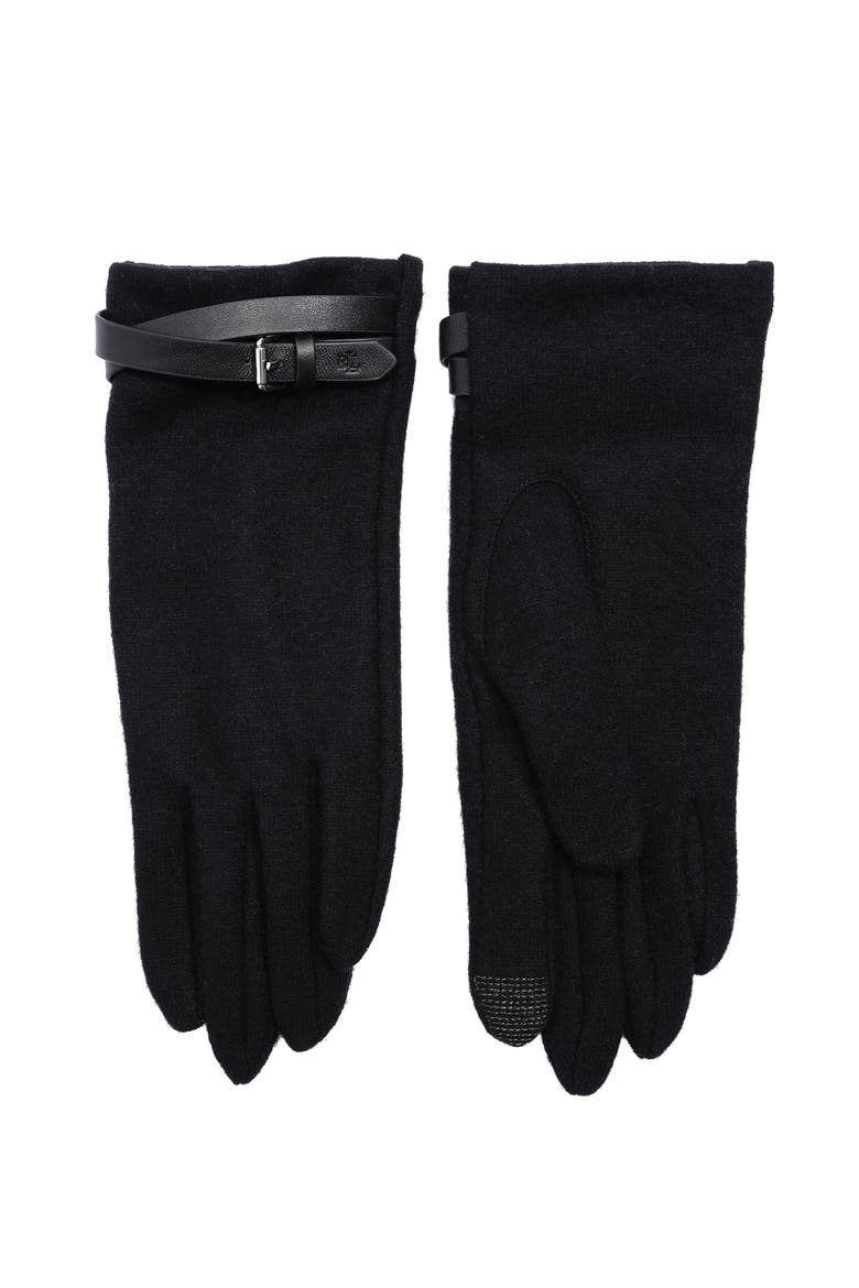 Criss Cross Belt Glove, Alternate, color, Black