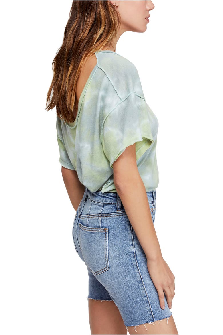 All Mine Tie Dye Tee, Alternate, color, GREEN