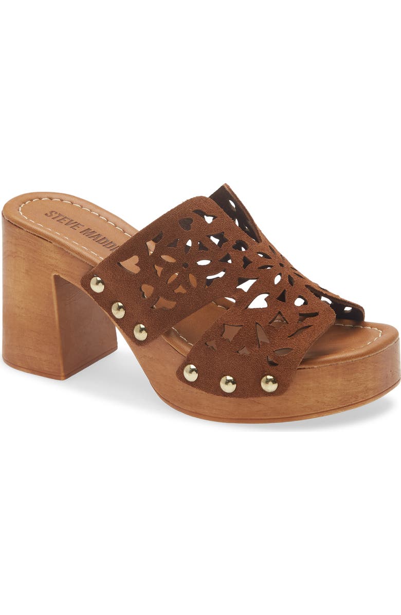 Steve Madden Sunkissed Platform Sandal, Main, color, Chestnut Suede