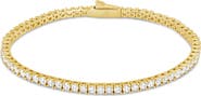 Sterling Forever 14K Gold Plated Cubic Zirconia Tennis Bracelet