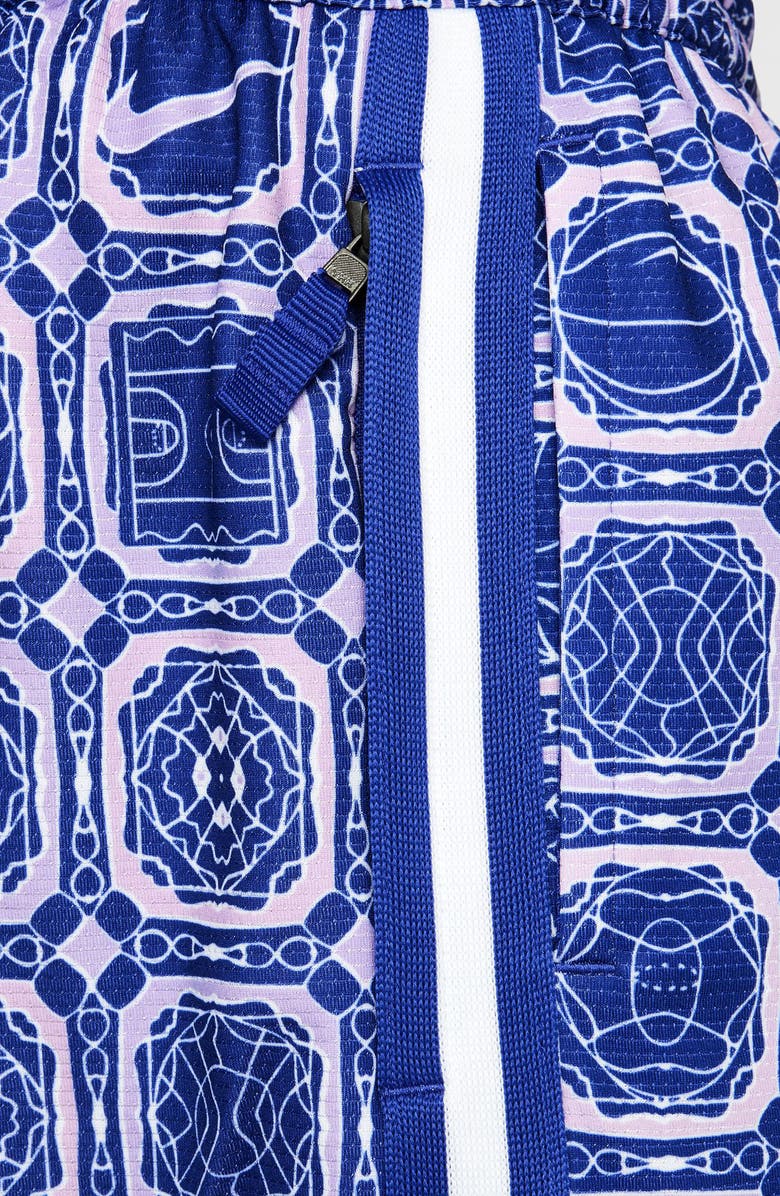 Nike Kids' Dri-FIT DNA 24 Knit Shorts, Alternate, color, Deep Night/ White