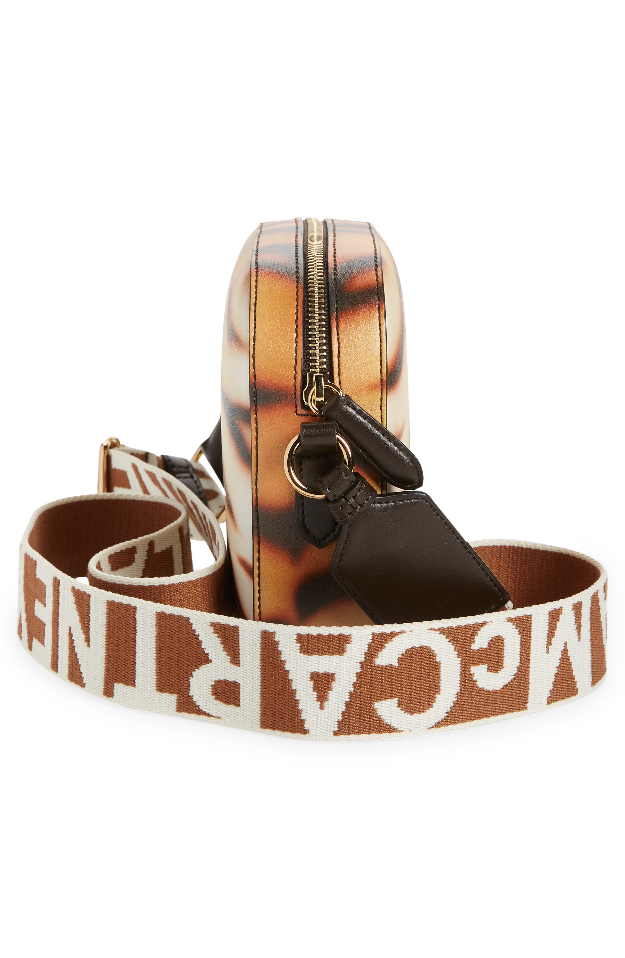 Stella McCartney Year of the Tiger Faux Leather Crossbody Camera Bag, Alternate, color, 