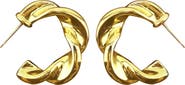 Panacea Twisted Hoop Earrings