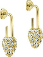 Ted Baker Payton Crystal Padlock Drop Earrings