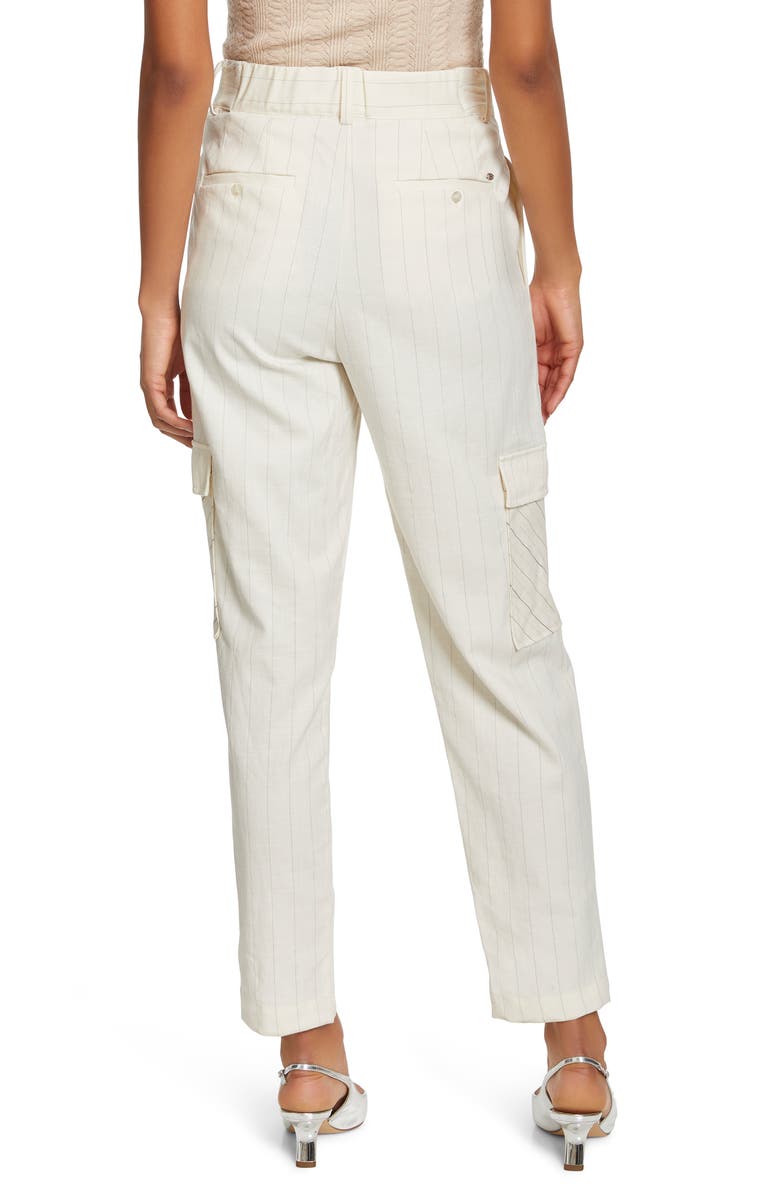 Sam Edelman Laila Pleated Tapered Cargo Pants, Alternate, color, 