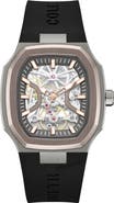 Kenneth Cole New York Automatic Leather Strap Watch, 40mm x 47.5mm