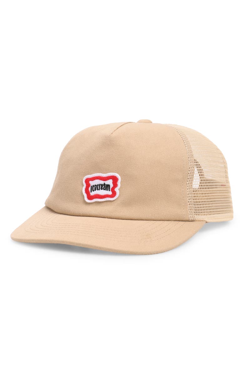 ICECREAM Staple Trucker Hat, Main, color, Candied Ginger
