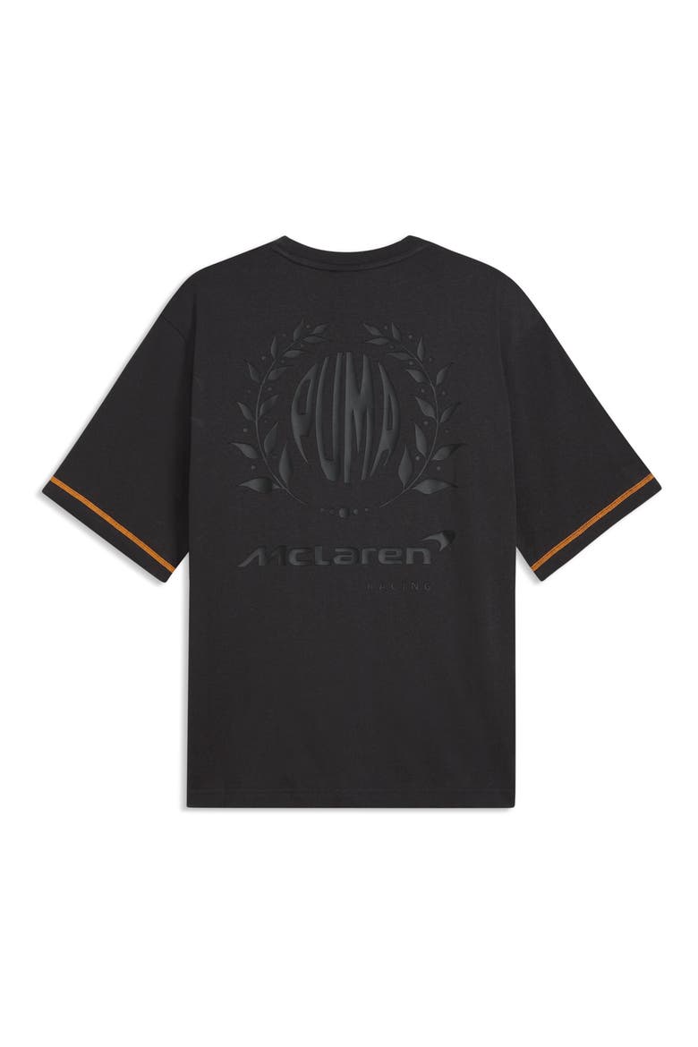 Relaxed Fit Embroidered McLaren Logo T-Shirt, Alternate, color, TITAN BLACK