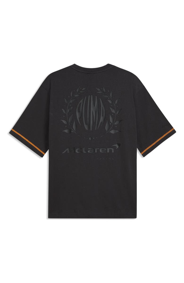 PUMA Relaxed Fit Embroidered McLaren Logo T-Shirt, Alternate, color, Titan Black