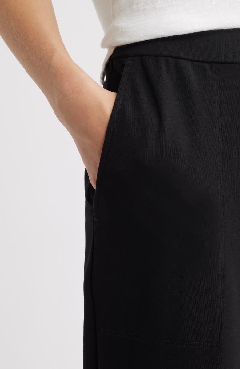 Eileen Fisher High Waist Stretch Organic Cotton Ankle Tapered Pants, Alternate, color,