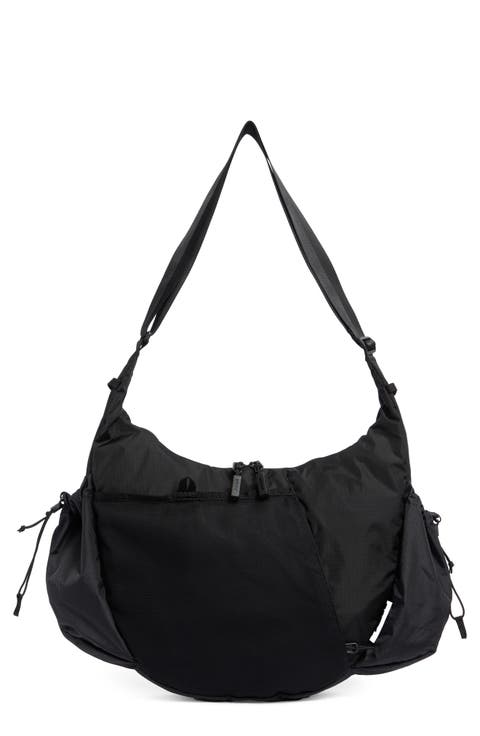 Big Crescent Ripstop Crossbody Bag