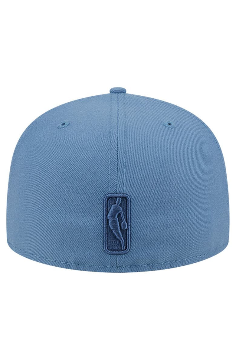 New Era Men's New Era Blue Memphis Grizzlies Color Pack Faded Tonal 59FIFTY Fitted Hat, Alternate, color, 