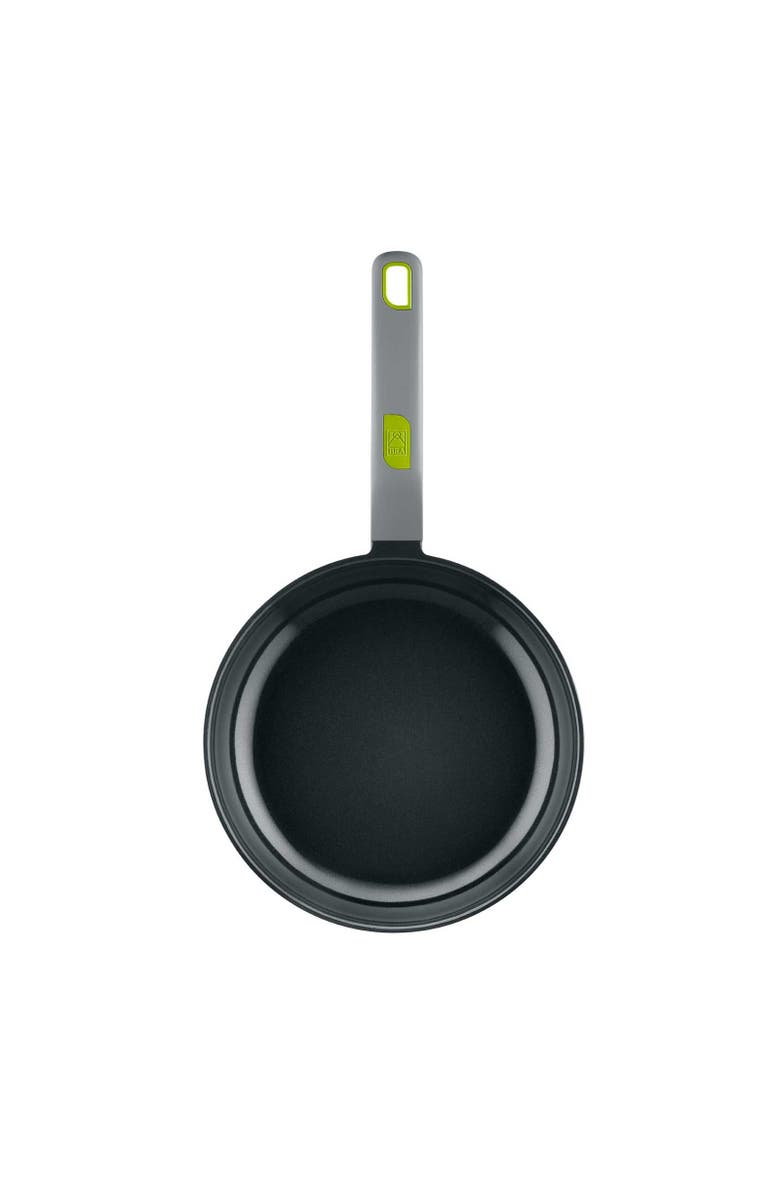 BRA Cookware Life Ceramic Nonstick Frying Pan, 11-Inch Recycled Cast Aluminum Skillet, Alternate, color, Black