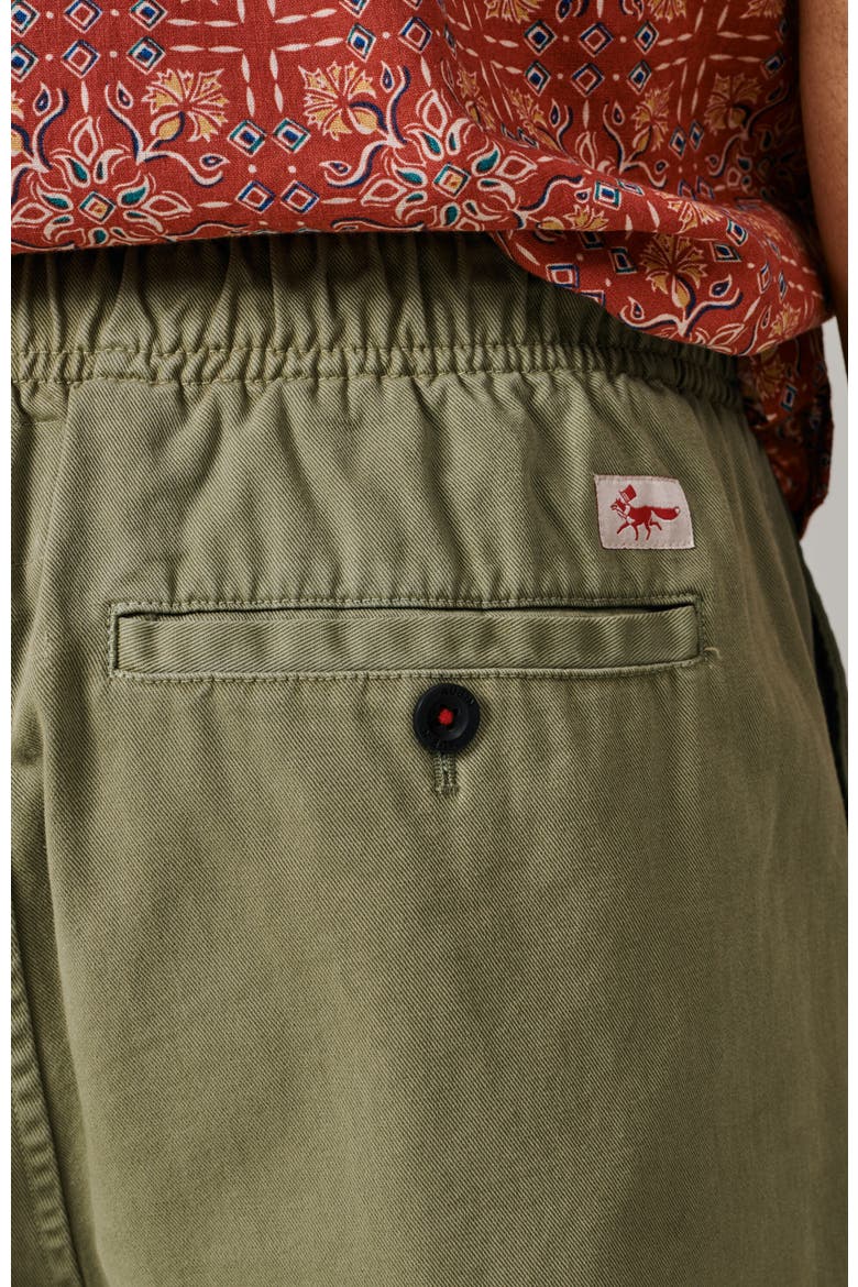 Allanby Cotton Drawstring Rugby Short, Alternate, color, Khaki