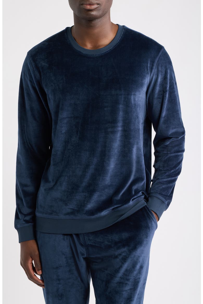 Crewneck Sweatshirt, Main, color, SPACE NAVY
