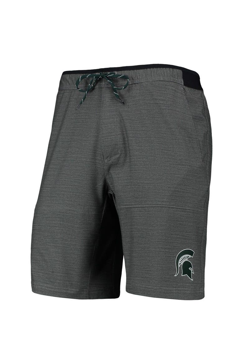 Men's Columbia Gray Michigan State Spartans Twisted Creek Omni-Shield Shorts, Alternate, color, Gray
