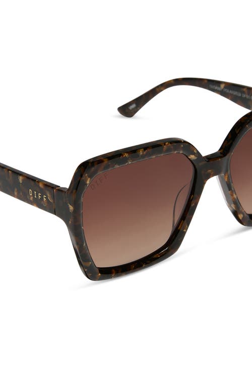 Diff Sloane 54mm Square Sunglasses In Black