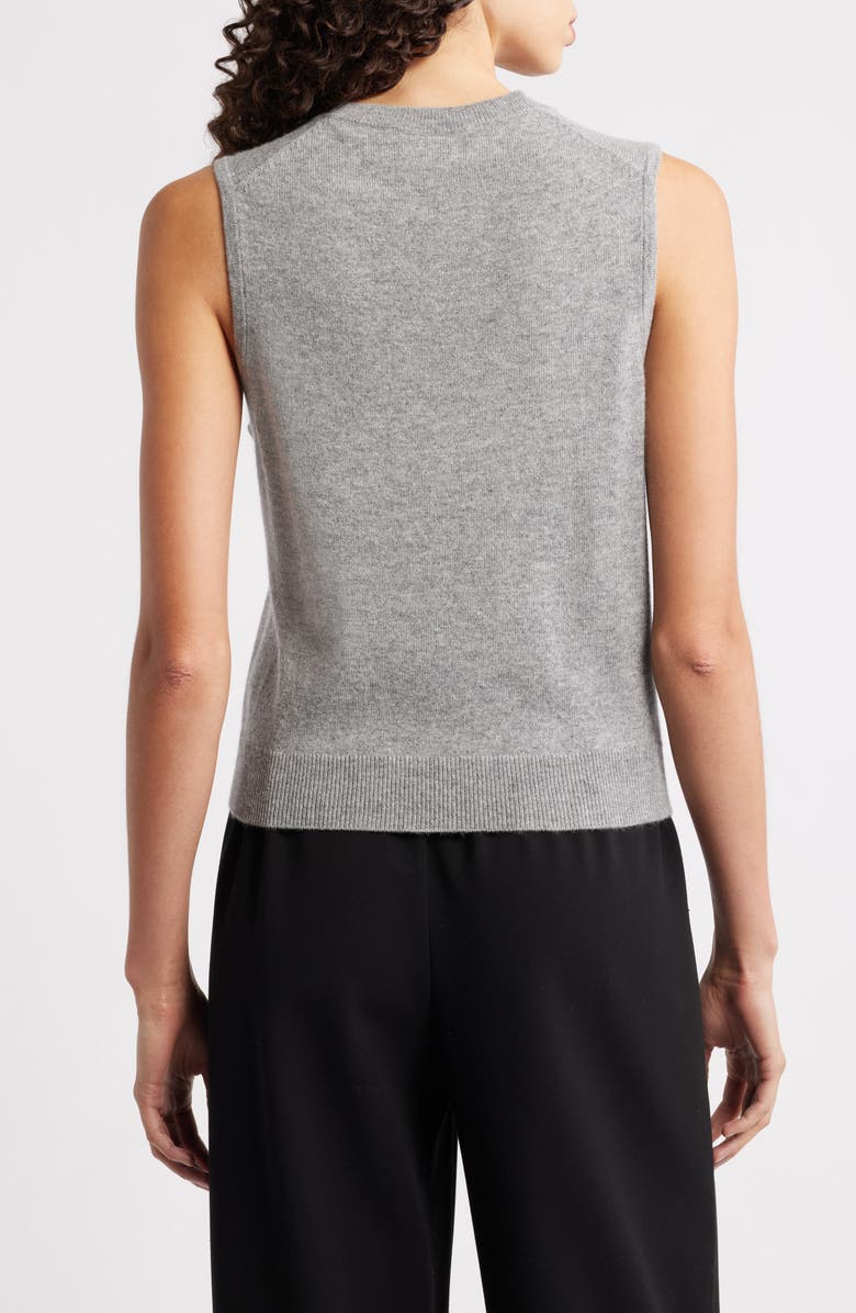 Theory Cashmere Sleeveless Sweater, Alternate, color, Husky