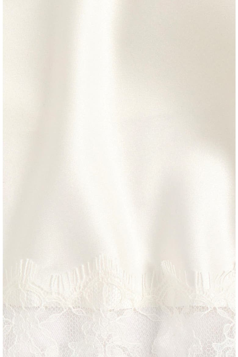 Lacianna Lace Silk Headscarf, Alternate, color, IVORY CHARMEUSE
