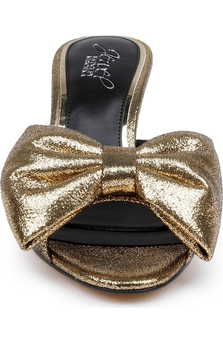 Jewel Badgley Mischka Kora Slide Sandal, Alternate, color, Gold Met