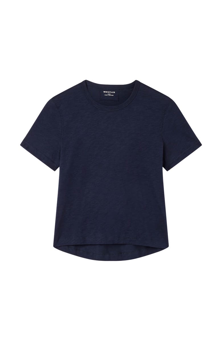 Whistles Emily Ultimate Short Sleeve T-Shirt, Alternate, color, Navy
