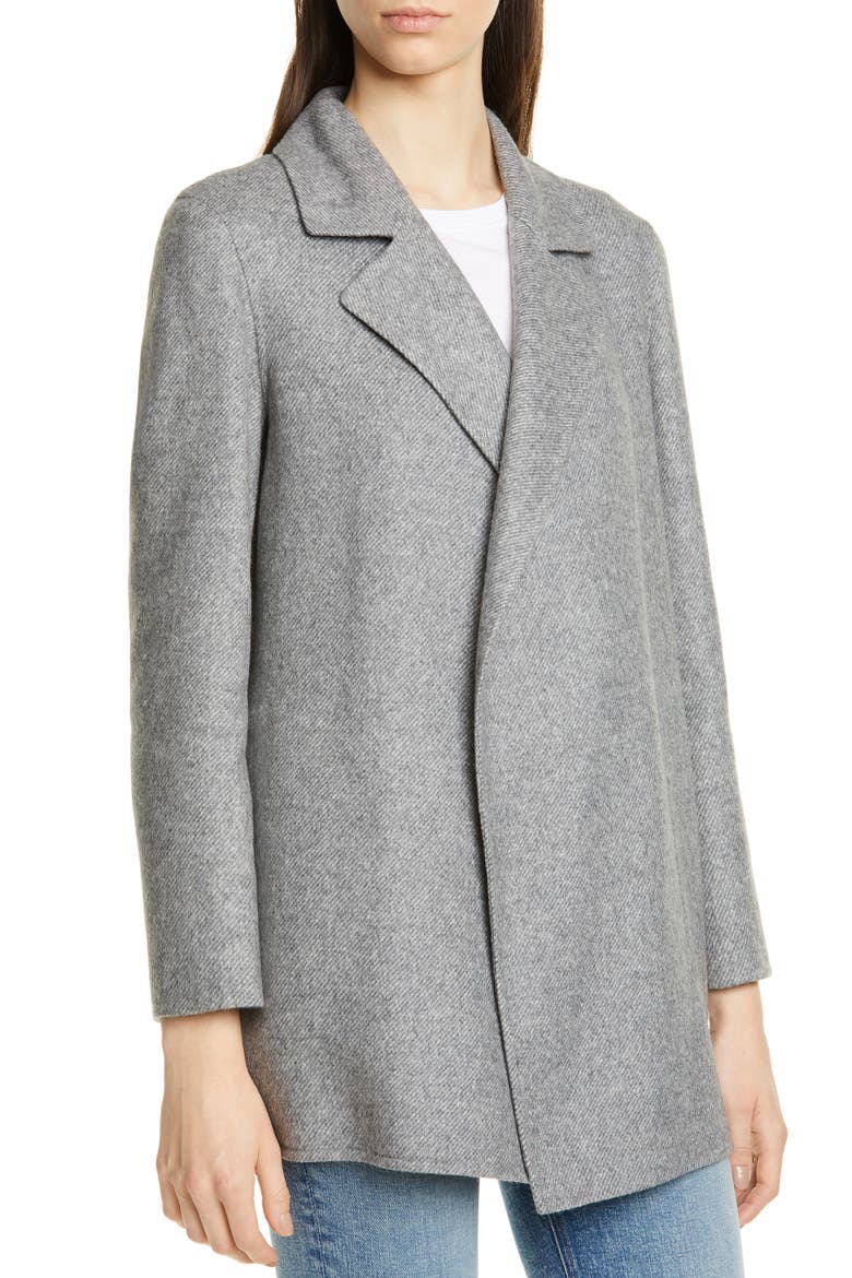 Clairene Wool Blend Jacket, Alternate, color, GREY MELANGE