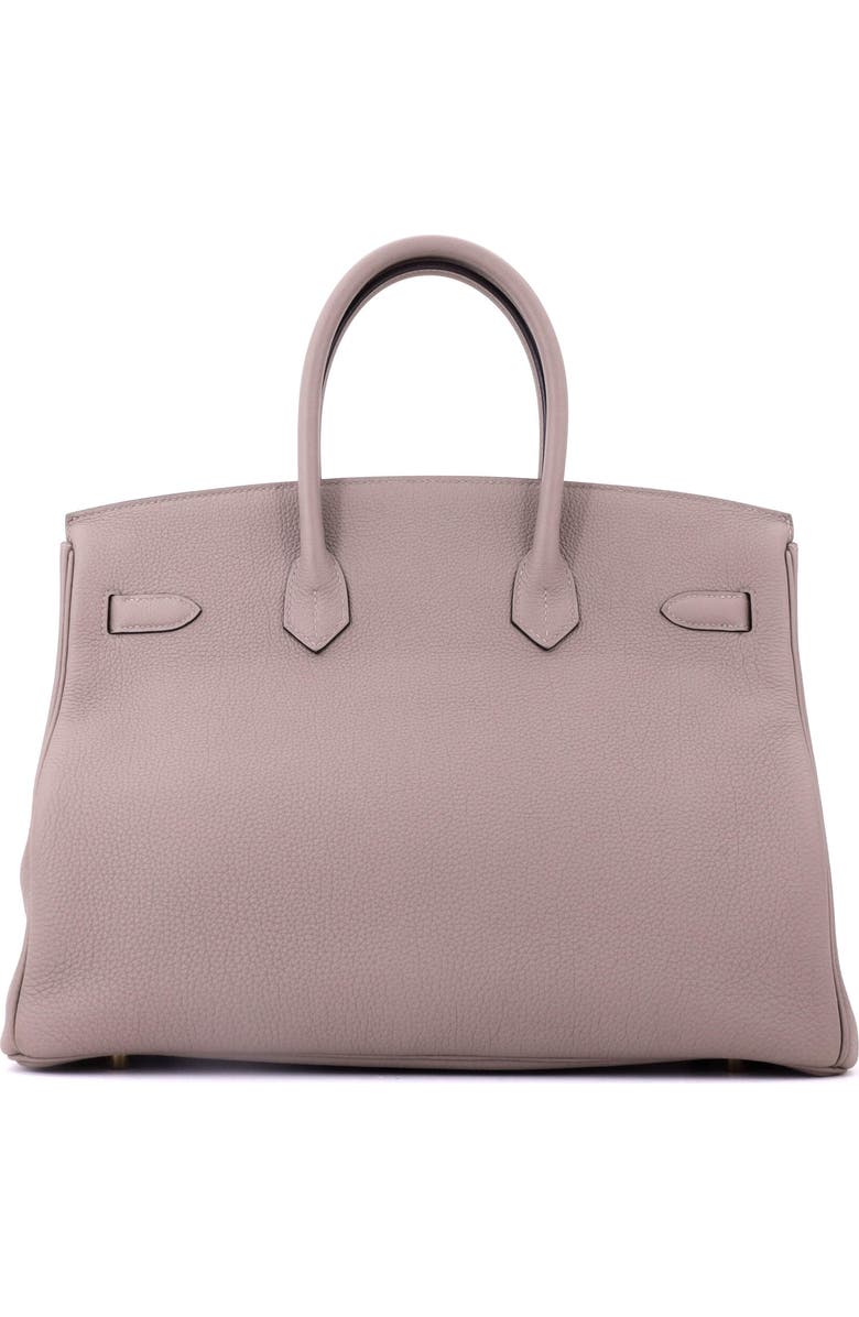 Pre-Owned Hermes Birkin Handbag Grey Togo with Gold Hardware 35, Alternate, color, Gris Asphalte